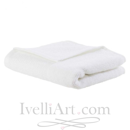 Бяла хавлиена кърпа дар за храма