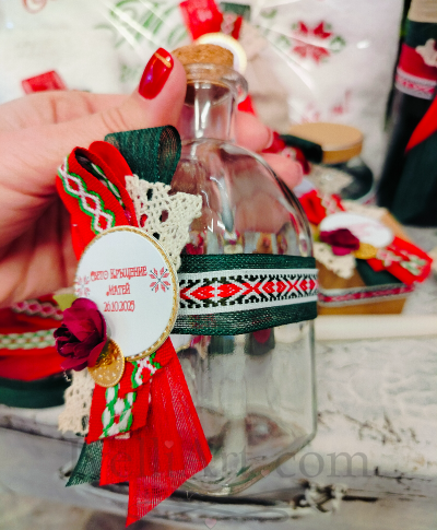 Комплект за кръщене в ЕТНО стил